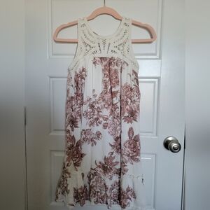 Maurices Floral Crochet Top Dress